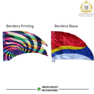 Perbedaan Bendera Printing Dengan Bendera Biasa