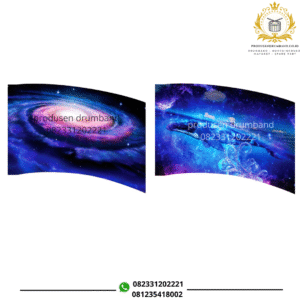 Bendera CG Printing Tema Galaxy