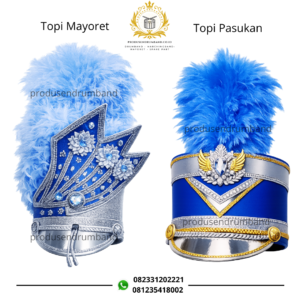 Custom Topi Drumband Model Terbaru