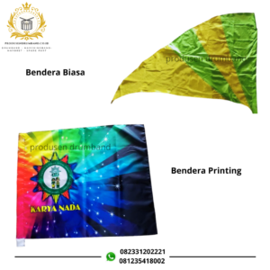 Bedanya Bendera Biasa Dengan Bendera Printing