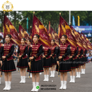 Baju Seragam Colorguard Semi Militer