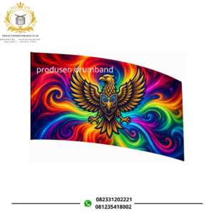 Bendera Printing Model Garuda Pelangi