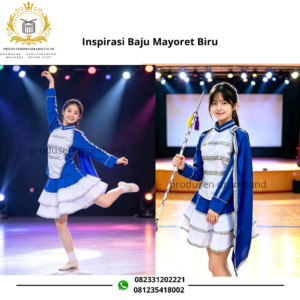 Inspirasi Baju Mayoret Biru
