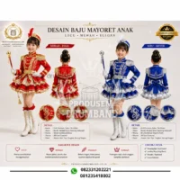 Kostum Mayoret Anak Lucu