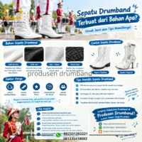 Sepatu Drumband Terbuat dari