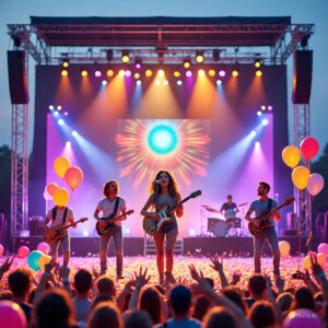 Festival Musik Dunia Panggung Raksasa, Ribuan Wajah, dan Energi Tanpa Batas