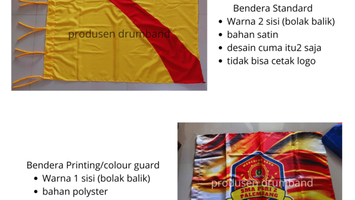Bendera Printing Vs Bendera Standard/Biasa