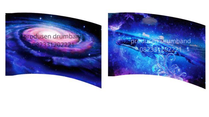 Bendera CG Printing Tema Galaxy