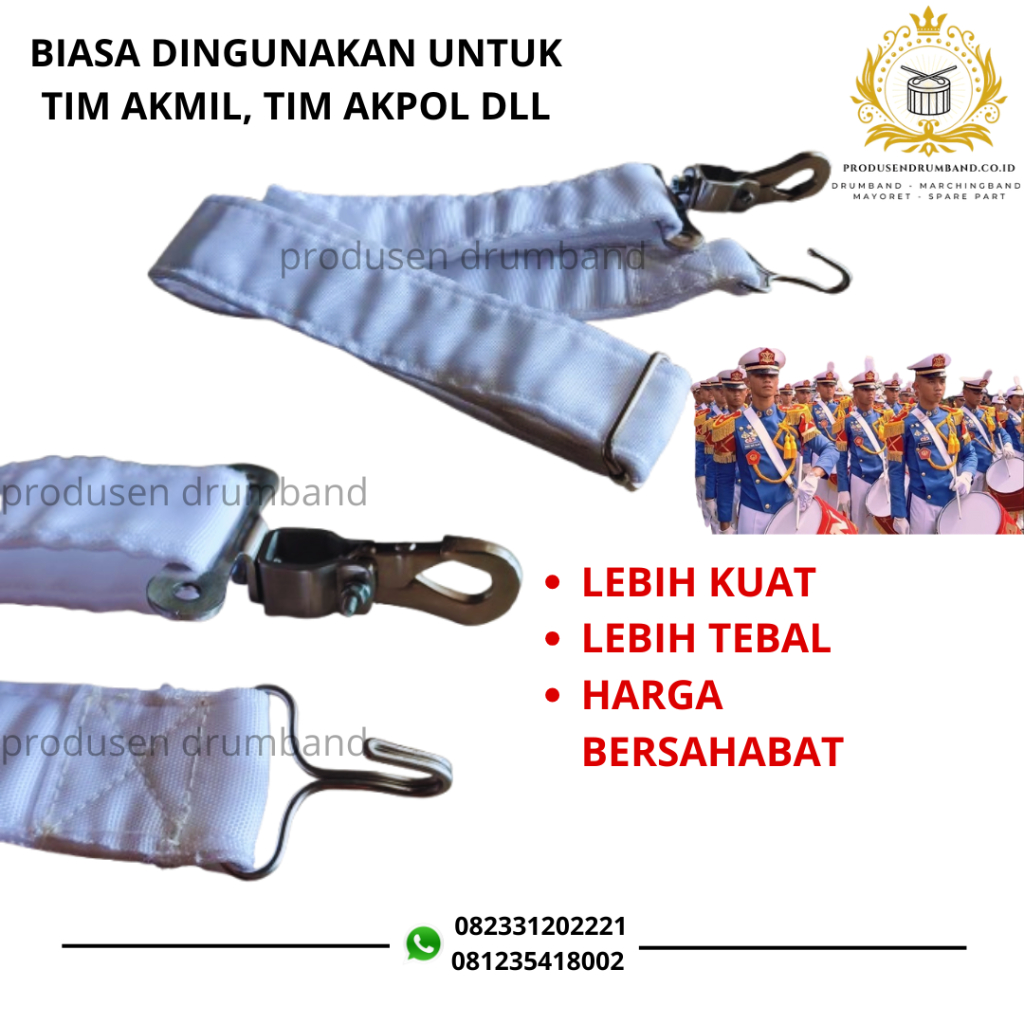 Jual Sling Tali Tenor Akmil Akpol Militer, Tebal & Kuat