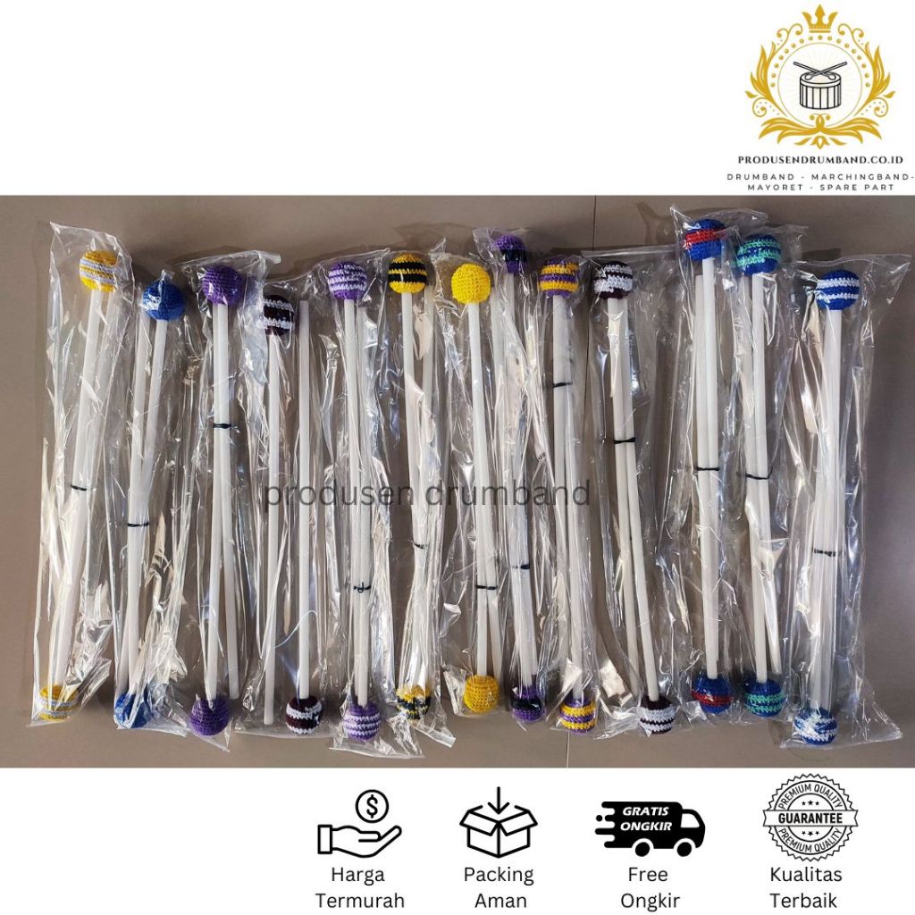 Stik Mallet untuk Marimba/Xylophone/Vibraphone Berkualitas