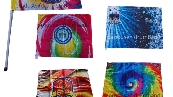 Bendera 1 Set Dengan Tiang