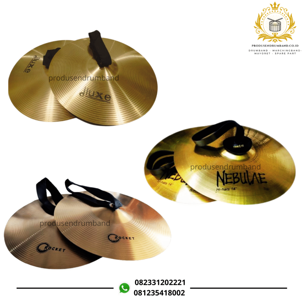 Cymball Kuningan Berkualitas, Bikin Suara Drumband Makin Nendang & Berkelas!