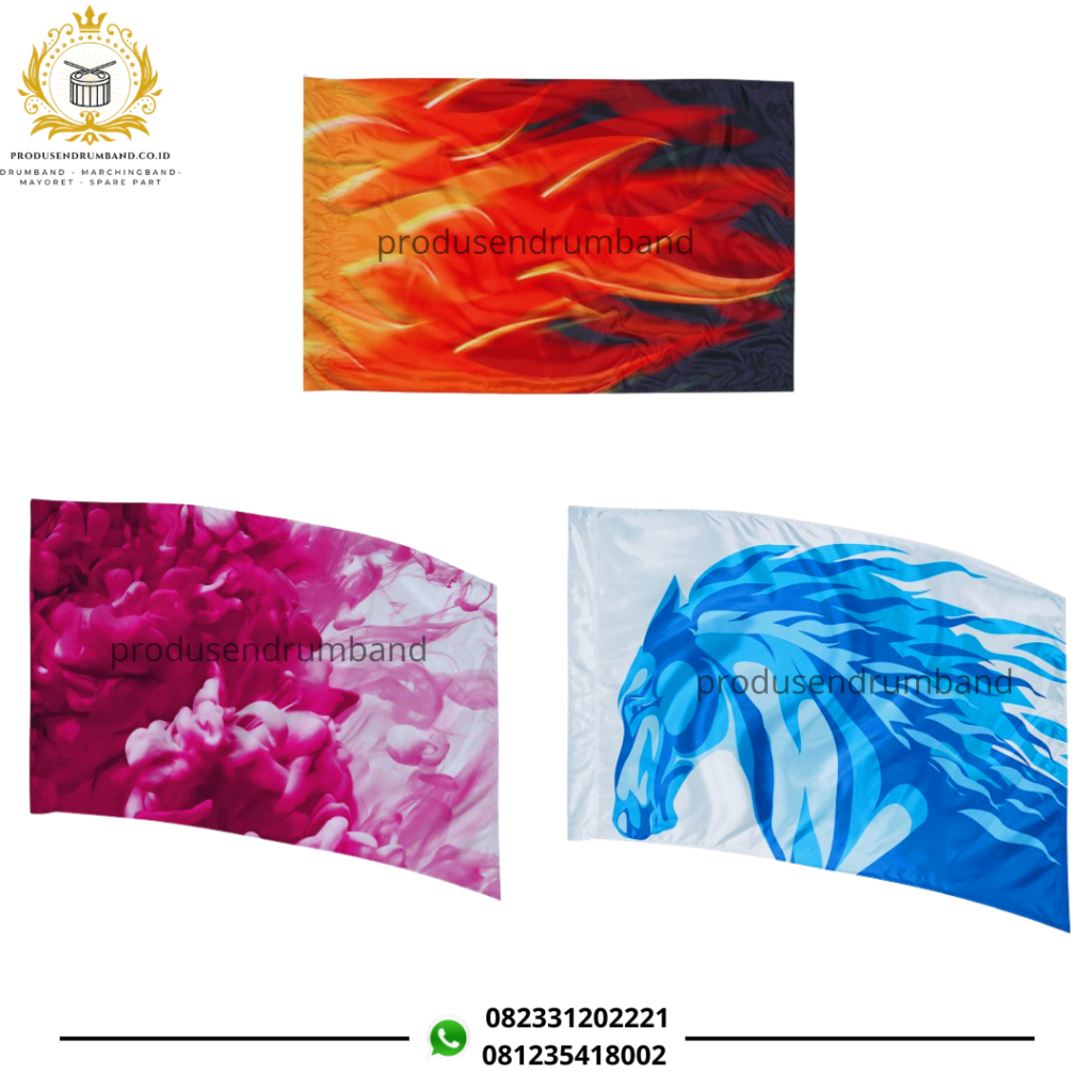 Bendera Drumband Motif Terbaru 2026 yang Lagi Hits