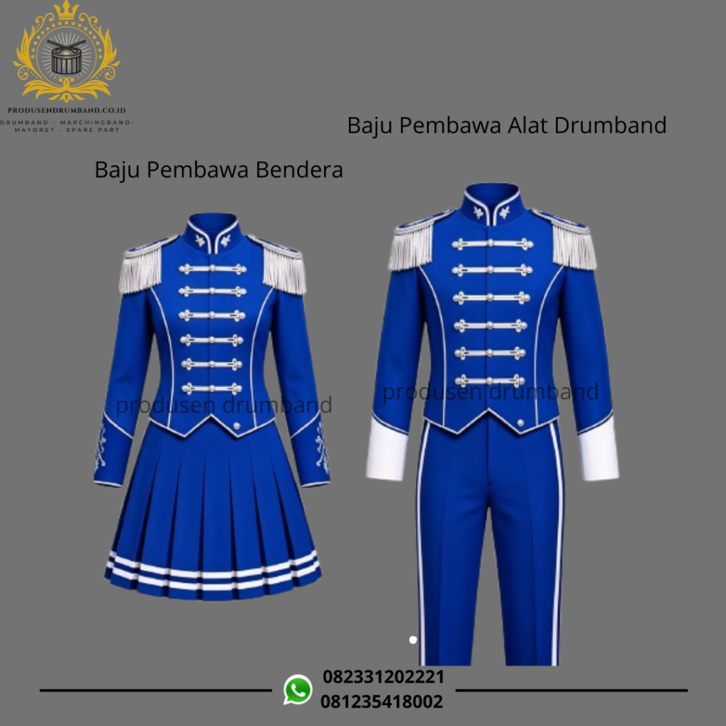 Kostum Pasukan Drumband Aesthetic 2026, Bisa Custom!