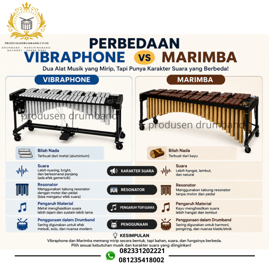 Apa Bedanya Vibraphone Dan Marimba? Jangan Sampai Salah Sebut Ya