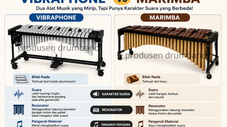 Perbedaan Vibraphone Dengan Marimba