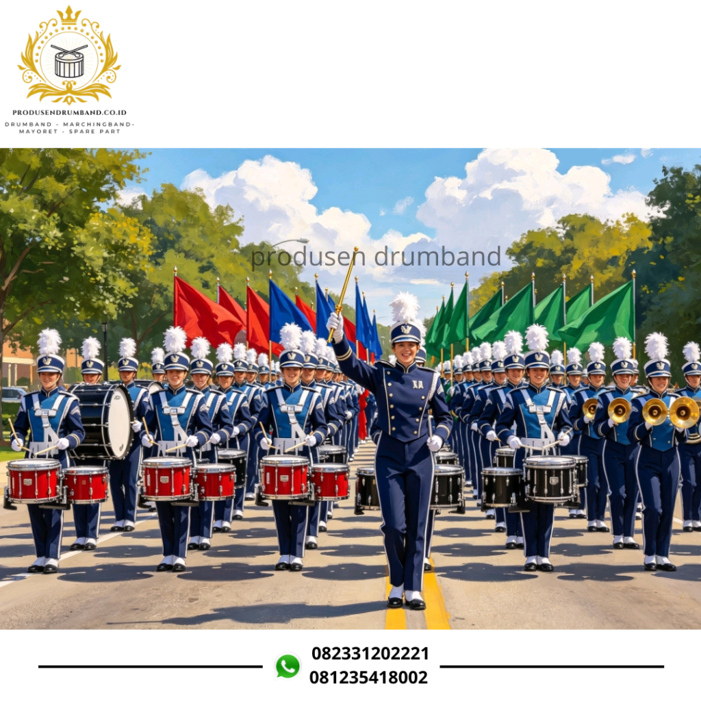 Drumband Ada Bagian Apa Saja? Ternyata Satu Tim Itu Isinya Banyak Banget