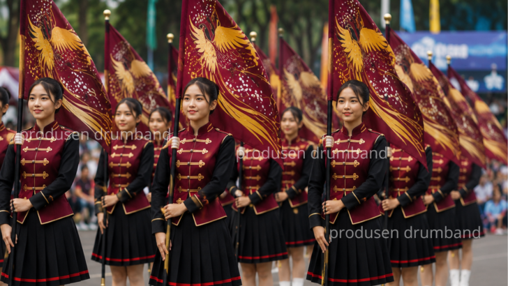 Baju Seragam Colorguard Semi Militer