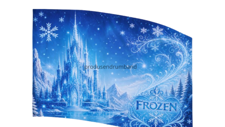 Bendera Motif Frozen