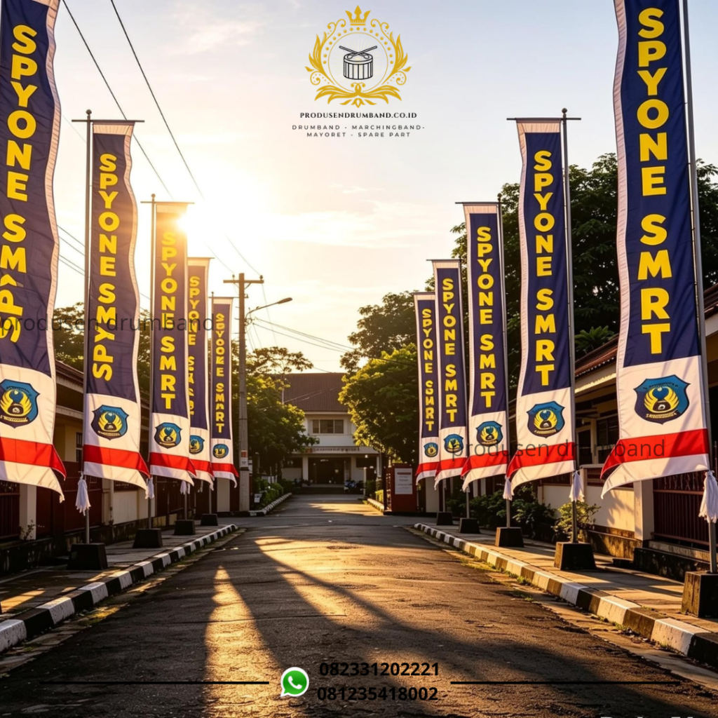 Jual Bendera Umbul Umbul Custom, Bikin Event Sekolah Makin Eye Catching