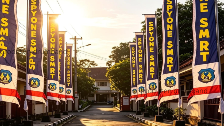 Penjual Bendera Umbul Umbul Sekolah