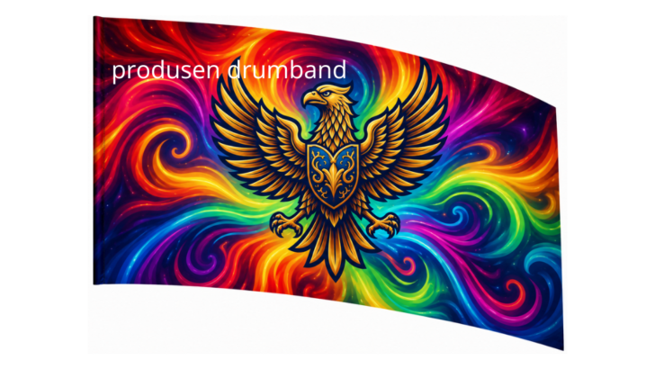 Bendera Printing Model Garuda Pelangi