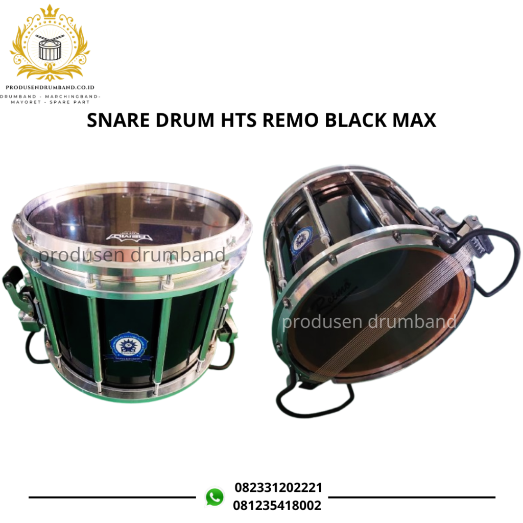 Wujud Snare Drum HTS Remo Black Max Itu Gimana Sih?