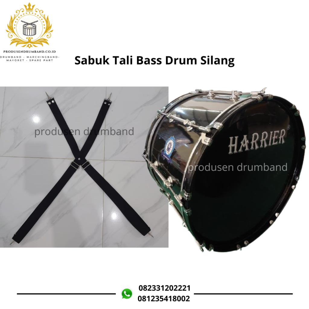 Jual Sabuk Tali Bass Drum Silang Berkualitas, Nyaman Dipakai
