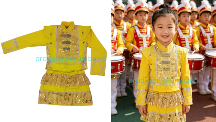 Baju Mayoret Anak TK Kuning Cerah