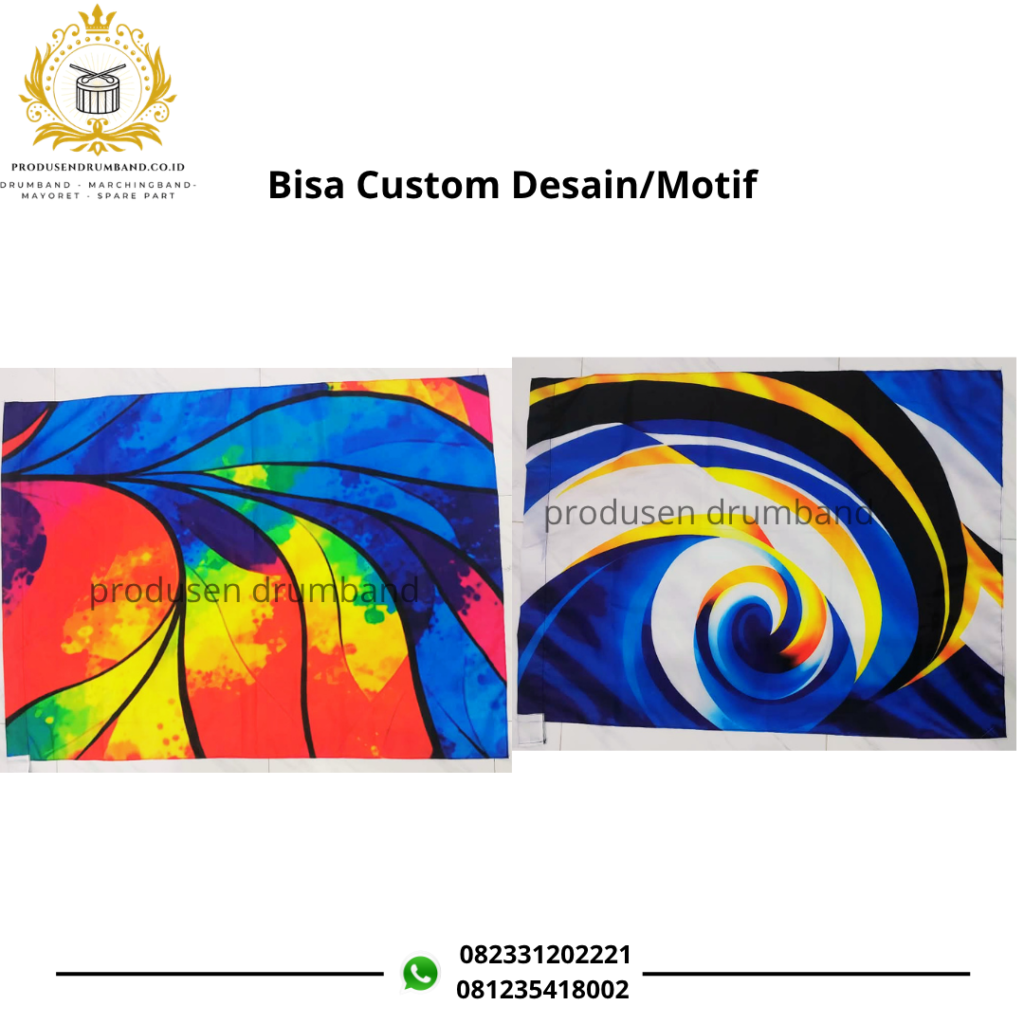 Bendera Printing Custom Murah, Bikin Drumband Makin Kece