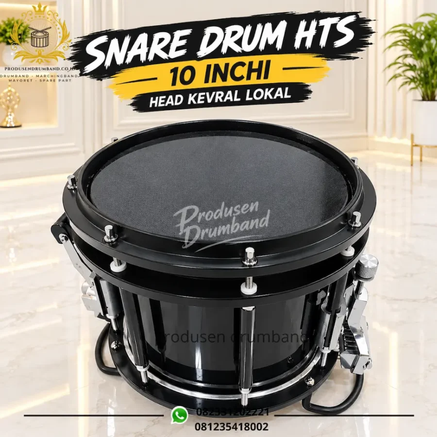 Snare HTS 10 Inchi: Bikin Suara Drumband Makin Tegas dan Keren