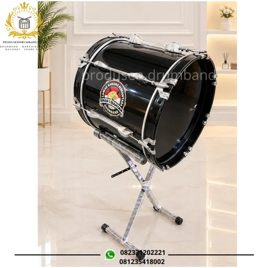 Bass Drum HTS Gratis Stand, Paket Praktis Buat Tim Drumband! 🥁