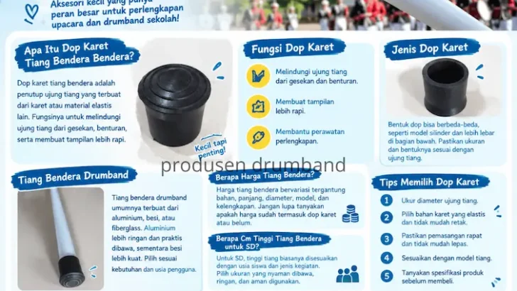 Dop Karet Tiang Bendera